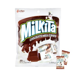 밀키타 초콜릿밀크캔디 80g x 20개