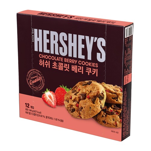 허쉬 초콜릿칩 베리 쿠키 144g x 12개